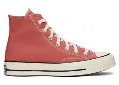 Pre-owned Converse Men's  Chuck Taylor All Star 70 Hi Sneakers In Terracotta Pink/egret In Multi