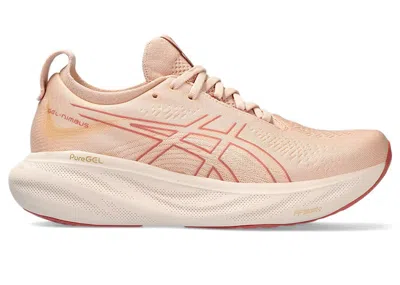 Pre-owned Asics Gelnimbus 25 (women's) Sneakers In Pale Apricot/light Garnet