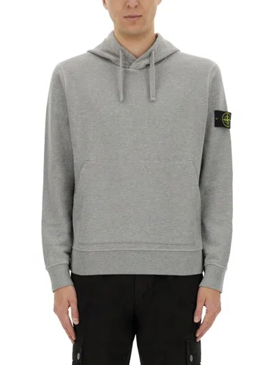 Stone Island Sweaters In Gray