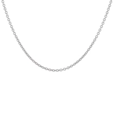 Qeelin 32" 18k White Gold Necklace In Metallic