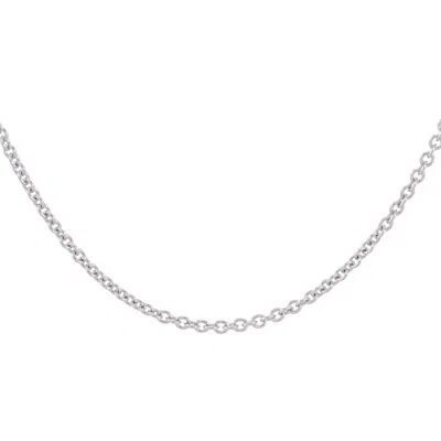 Qeelin 32" 18k White Gold Necklace In Metallic