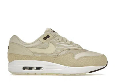 Pre-owned Nike Air Max 1 '87 Safari Coconut Milk (women's) Sneakers In Safari Beige In Brown