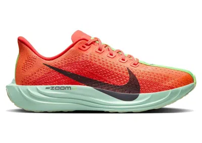 Pre-owned Nike Zoomx Pegasus Plus (women's) Sneakers In Bright Crimson/lime Blast/mint Foam In Multi