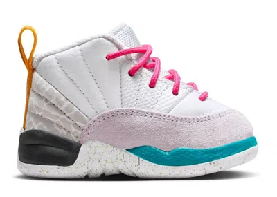 Pre-owned Jordan 12 Retro Sneakers In White/vapor Green/photon Dust In Multi