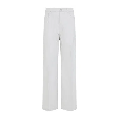 Rick Owens Dinge White Cotton Geth Jeans