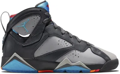 Pre-owned Jordan 7 Retro Barcelona Days Sneakers In Wolfin Grey/wolf Grey/total Orange