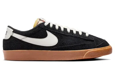 Pre-owned Nike Blazer Low 77 Vintage Gum (women's) Sneakers In Black/gum Medium Brown