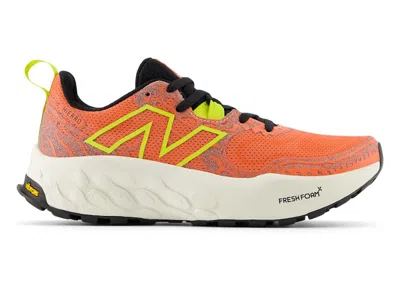 Pre-owned New Balance Fresh Foam X Hierro V8 (women's) Sneakers In Gulf Red/tea Tree/angora In Multi