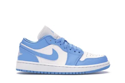 Pre-owned Jordan 1 Low Unc (women's) Sneakers In University Blue/white In Multi