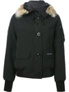 Canada Goose Black Down Chilliwack Bomber Jacket