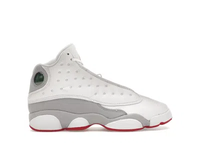 Pre-owned Jordan 13 Retro Sneakers In White/true Red/wolf Grey