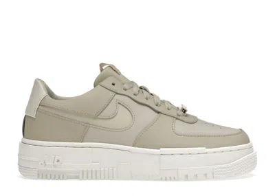 Pre-owned Nike Air Force 1 Low Pixel Stone Bone (women's) Sneakers In Light Stone/summit White/pale Coral