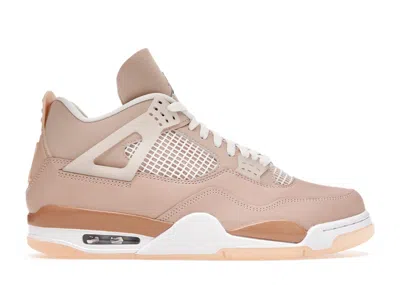 Pre-owned Jordan 4 Retro (women's) Sneakers In Shimmer/bronze Eclipse/orange Quartz In Multi