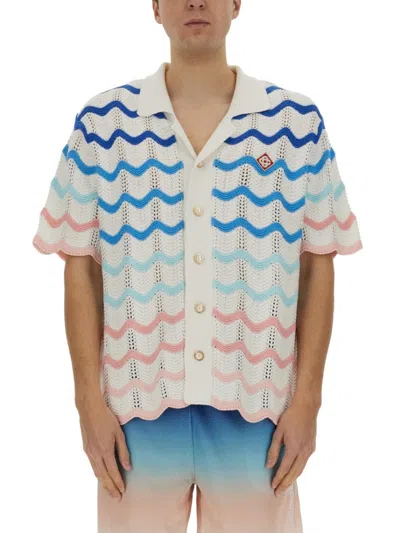 Casablanca Shirt In White Cotton