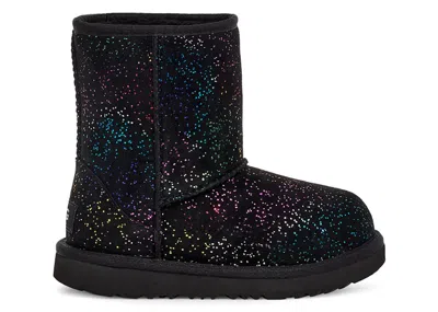 Pre-owned Ugg Classic Ii Shimmer Sky Boot (toddler) Sneakers In Black/rainbow Metallic In Multi