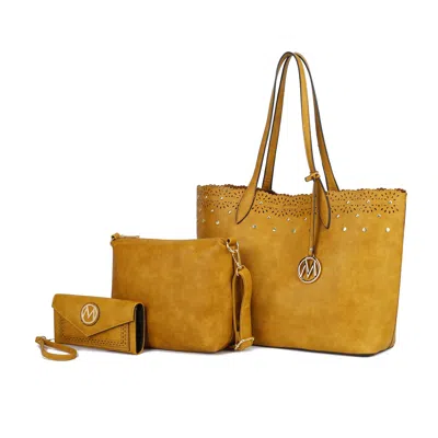 Mkf Collection By Mia K Mariahna 3-piece Set - Shopper Tote Bag, Crossbody Purse, And Matching Wallet For Women Set By Mia K