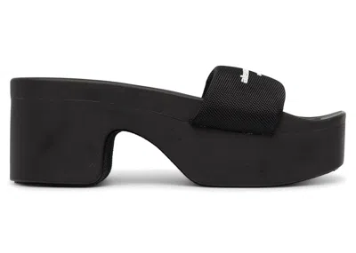 Pre-owned Alexander Wang Aw Platform Slide (women's) Sneakers In Black
