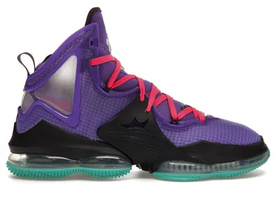 Pre-owned Nike Lebron 19 Sneakers In Purple/teal/pink