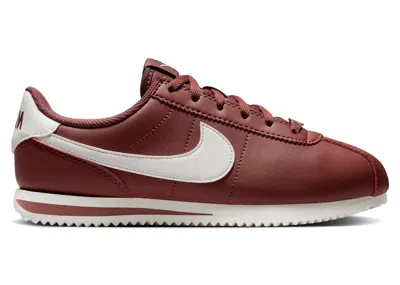 Pre-owned Nike Cortez Sneakers In Red Sepia/black/sail