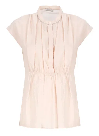 Peserico Pink Cotton Blouse