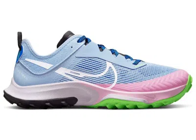Pre-owned Nike Air Zoom Terra Kiger 8 Pink Green (women's) Sneakers In Light Marine/hyper Royal/black In Multi
