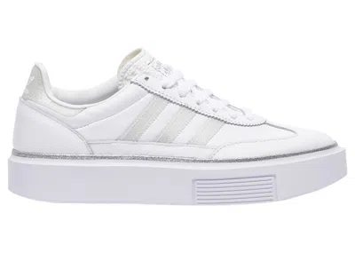 Pre-owned Adidas Originals Super Sleek 72 White Glitter (women's) Sneakers In Cloud White/silver Metallic