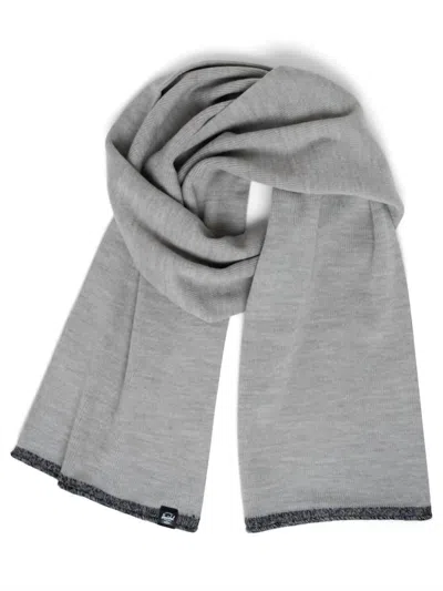 Herschel Unisex Classic Stripe Scarf In Heather Light Grey
