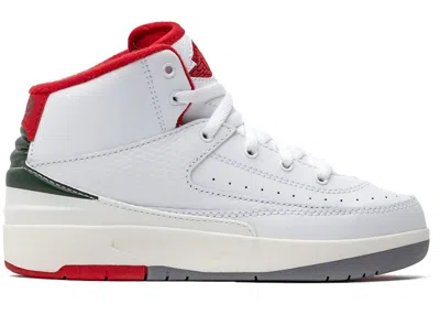 Pre-owned Jordan 2 Retro Origins Sneakers In White/fire Red