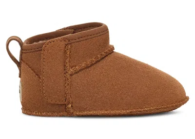Pre-owned Ugg Classic Ultra Mini Boot (infant) Sneakers In Chestnut