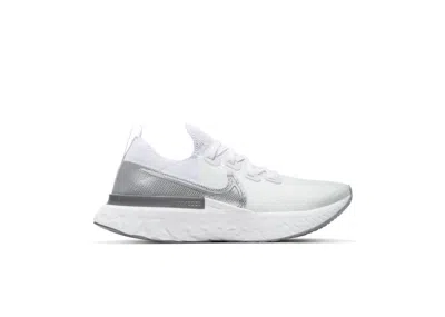 Pre-owned Nike React Infinity Run Flyknit True (women's) Sneakers In True White/pure Platinum