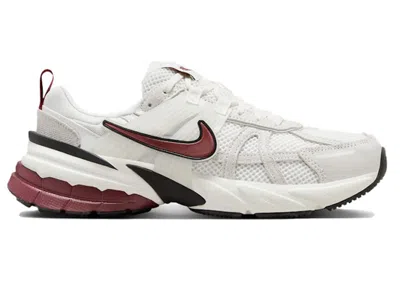 Pre-owned Nike V2k Run Se (women's) Sneakers In White/black/team Red In Multi