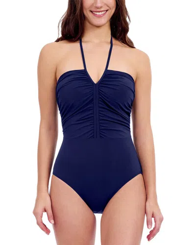 Profile By Gottex Halter Bandeau One Piece Swimsuit