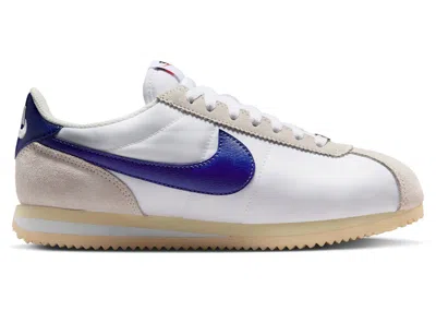 Pre-owned Nike Cortez Textile Deep Night (women's) Sneakers In White/phantom/alabaster
