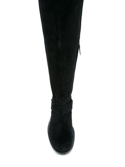 Shop Nicholas Kirkwood Casati Pearl Over-the-knee Boots - Black