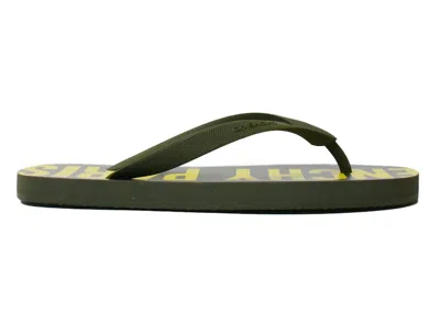Pre-owned Givenchy Men's  Favelas Sandal Sneakers In Khaki/yellow