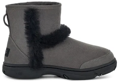 Pre-owned Ugg Sunburst Mini Boot (women's) Sneakers In Grey