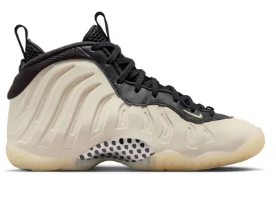 Pre-owned Nike Little Posite One Sneakers In Black/team Gold/light Orewood Brown