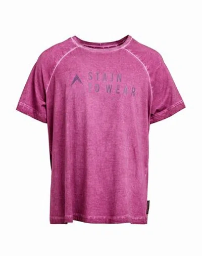 Hangar Man T-shirt Mauve Size M Cotton In Purple