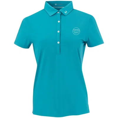 Swingjuice Women's Golf Retro Polo In Teal