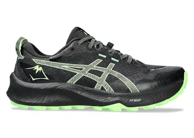 Pre-owned Asics Men's  Geltrabuco 12 Gtx Sneakers In Black/illuminate Green