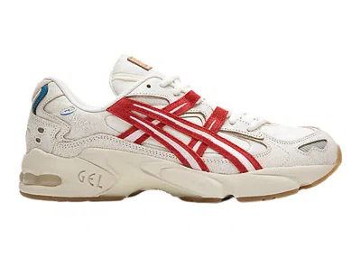 Pre-owned Asics Men's  Gelkayano 5 Og Retro Tokyo Pack Sneakers In White/classic Red