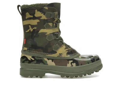 Pre-owned Sorel Men's  Caribou Boot Supreme Sneakers In Camo In Multi