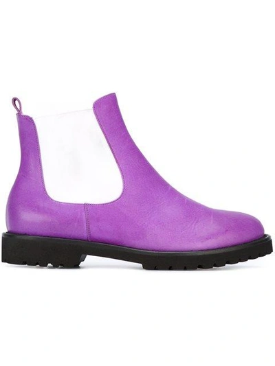 Chalayan Chelsea Boots - Purple