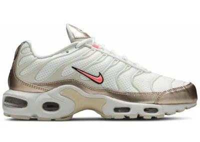 Pre-owned Nike Air Max Plus (women's) Sneakers In Light Orewood Brown/lava Glow/metallic Red