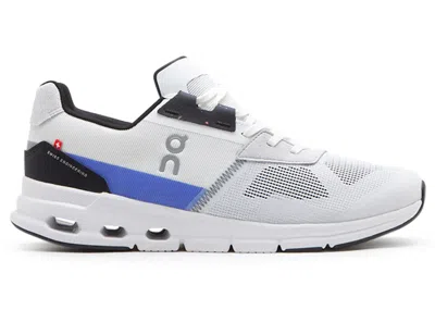 Pre-owned On Men's  Running Cloudrift Sneakers In White/cobalt Blue