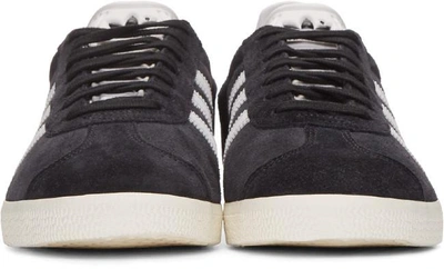 Shop Adidas Originals Black Og Vintage Gazelle Sneakers