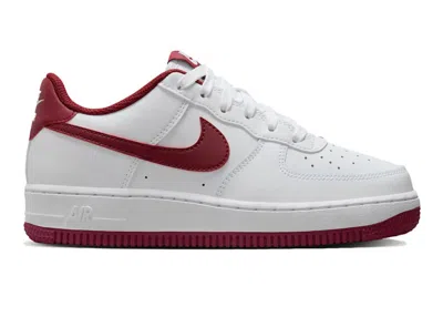 Pre-owned Nike Air Force 1 Low Sneakers In White/team Red