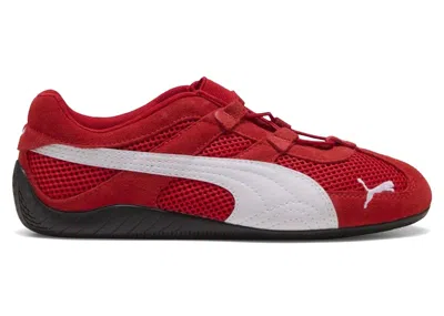 Pre-owned Puma Speedcat Go Red White (women's) Sneakers In For All Time Red/ White In Multi