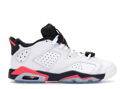 Pre-owned Jordan 6 Retro Low Sneakers In White/infrared 23/black In Multi