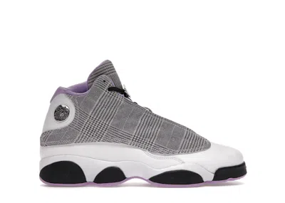 Pre-owned Jordan 13 Retro Houndstooth Sneakers In Black/lilac/white In Multi
